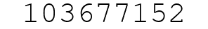 Number 103677152.
