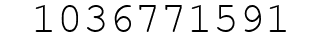 Number 1036771591.