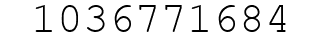 Number 1036771684.