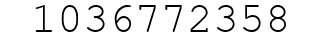 Number 1036772358.