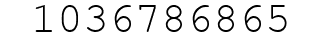 Number 1036786865.
