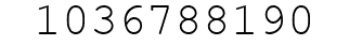 Number 1036788190.