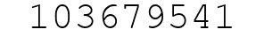 Number 103679541.