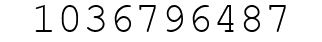 Number 1036796487.