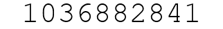 Number 1036882841.