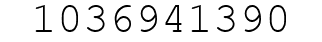 Number 1036941390.