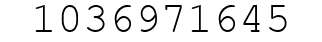 Number 1036971645.
