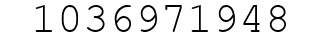 Number 1036971948.