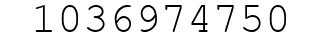 Number 1036974750.
