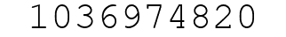 Number 1036974820.