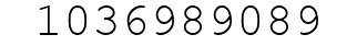 Number 1036989089.