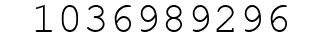 Number 1036989296.