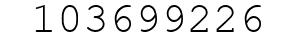 Number 103699226.
