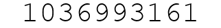 Number 1036993161.