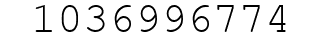 Number 1036996774.