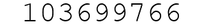 Number 103699766.