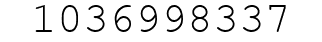 Number 1036998337.
