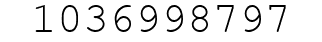Number 1036998797.