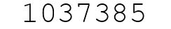 Number 1037385.