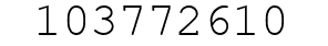 Number 103772610.