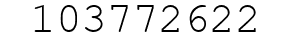 Number 103772622.