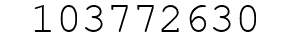 Number 103772630.