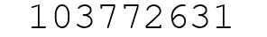 Number 103772631.