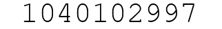 Number 1040102997.