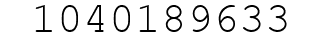 Number 1040189633.