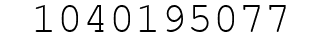 Number 1040195077.