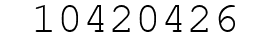 Number 10420426.