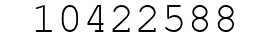 Number 10422588.
