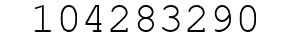 Number 104283290.