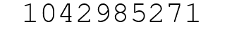 Number 1042985271.