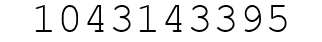 Number 1043143395.