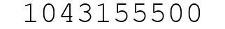 Number 1043155500.