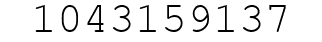 Number 1043159137.