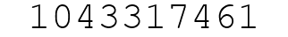 Number 1043317461.