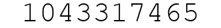Number 1043317465.