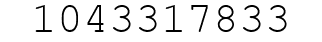 Number 1043317833.