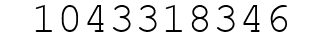 Number 1043318346.