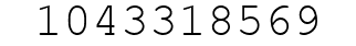 Number 1043318569.