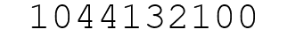 Number 1044132100.