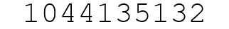 Number 1044135132.