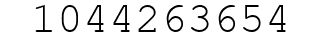 Number 1044263654.