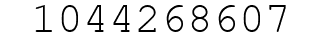 Number 1044268607.