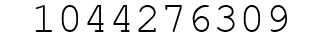 Number 1044276309.