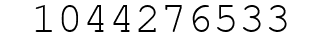 Number 1044276533.