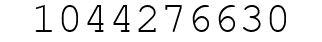 Number 1044276630.