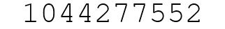 Number 1044277552.